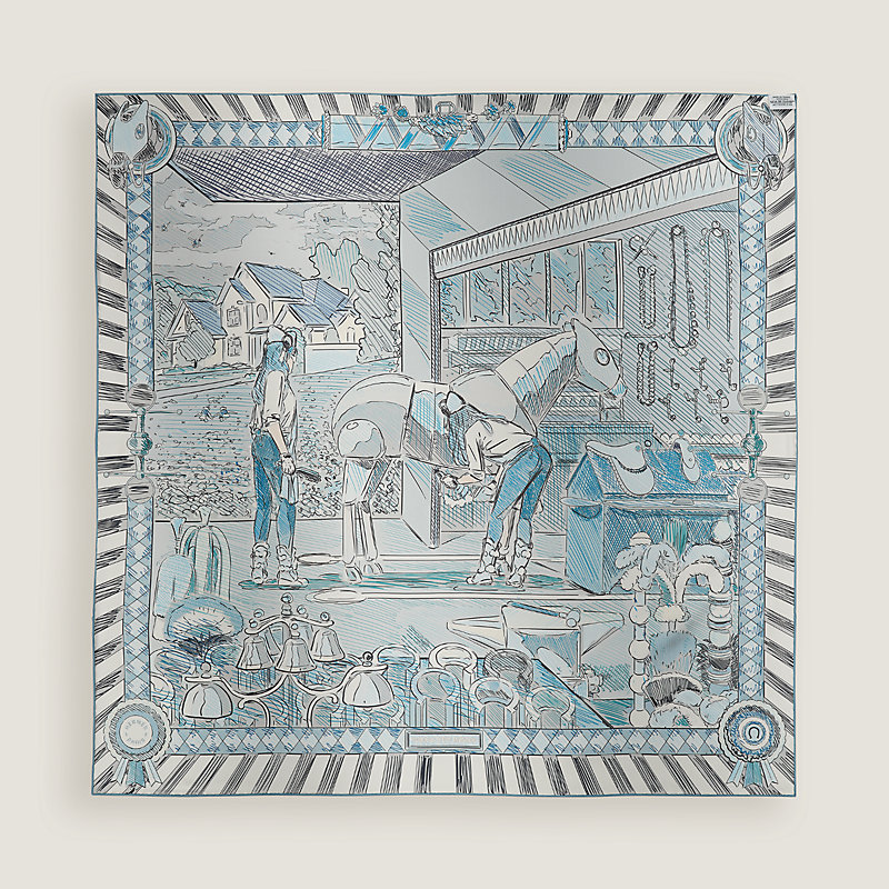 Pony Pit Stop double face scarf 90 | Hermès Mainland China